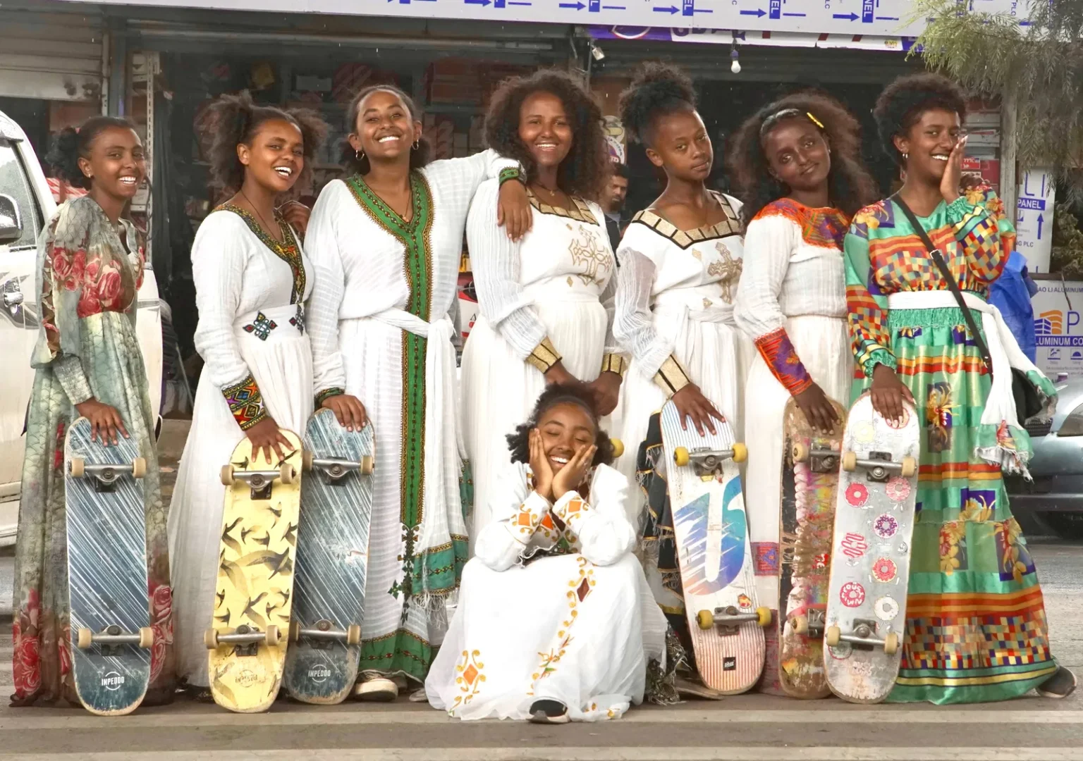 Conhecidas como as "Ethiopian Girl Skaters", estas raparigas estão a desafiar as normas culturais